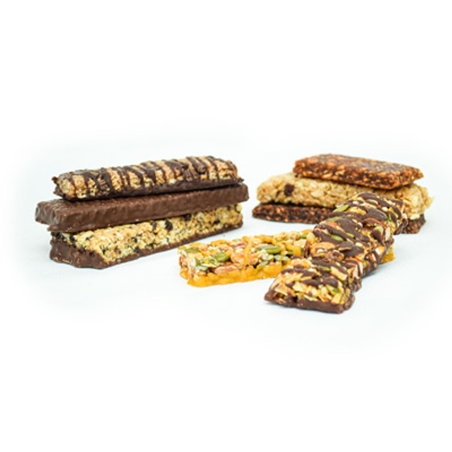 A variety of the bars we produce.
